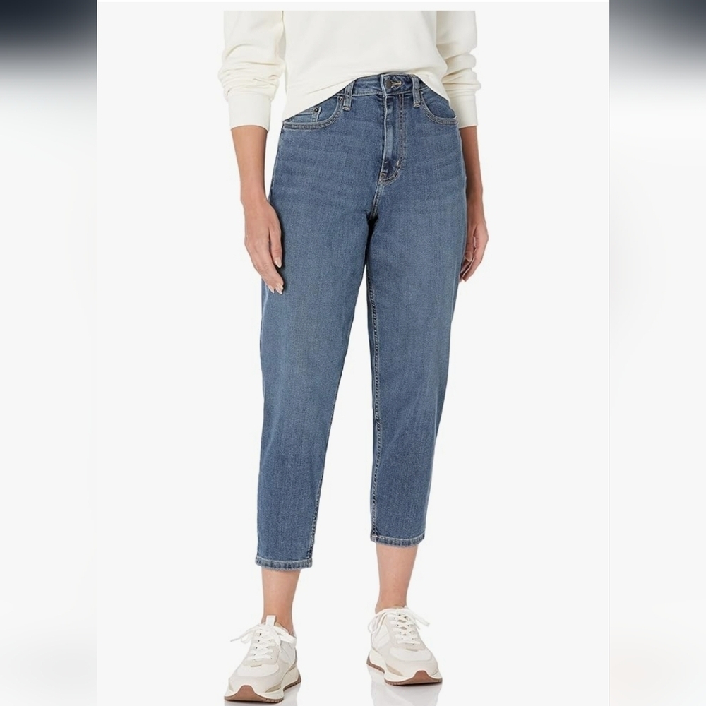 Amazon Essentials Women's Dark Blue Ankle Jeans - Picture 4 of 10
